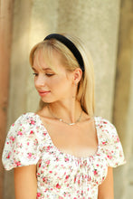 Padded headband Velvet headband Thin headband Back to school headband Preppy headband Alice band Black velvet padded headband