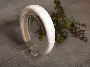 Bride headband Lace headband Satin headband Bridal hairpiece Padded headband bride to be headband