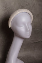 Bride headband Lace headband Satin headband Bridal hairpiece Padded headband bride to be headband