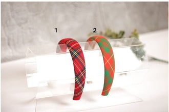 Tartan headbands  Back to school headband Adult headband Handmade headband Soft headbands Trendy headband