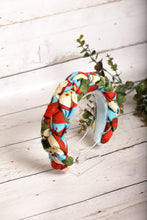 Fashion headband Print braided headband Padded apple print headband Designer hairband Women headband Fashion headband Summer headband