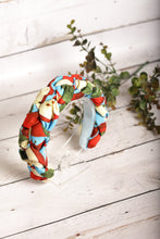 Fashion headband Print braided headband Padded apple print headband Designer hairband Women headband Fashion headband Summer headband