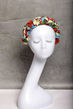 Fashion headband Print braided headband Padded apple print headband Designer hairband Women headband Fashion headband Summer headband