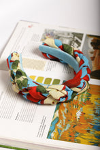 Fashion headband Print braided headband Padded apple print headband Designer hairband Women headband Fashion headband Summer headband