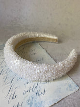 Sequin headband Bride headband  Floral headband wedding Embroidered headband Bridal hairband Beaded headband Bride to be headband