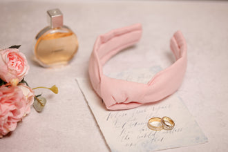 Top knot headband women Hair band turban Knotted headband for women Pink twist headband Pink womens headband