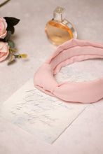 Top knot headband women Hair band turban Knotted headband for women Pink twist headband Pink womens headband