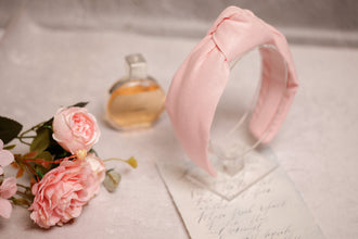 Top knot headband women Hair band turban Knotted headband for women Pink twist headband Pink womens headband