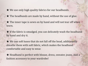 Black large headband Velvet headband Black wide headband Thick headband Halo headband Kate Middleton headband Custom  headband