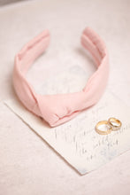 Top knot headband women Hair band turban Knotted headband for women Pink twist headband Pink womens headband