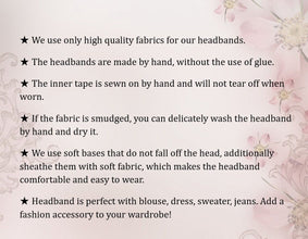 Polka dot headband Black and white padded headband Padded headband Alice band School uniform