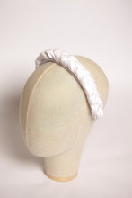 Wedding headpiece for bride Satin braided headband white Bridal headband Bride to be headband silk headband