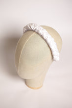 White bride Satin braided,headband white, Bridal headband ,Bride to be headband ,silk headband ,wedding headband