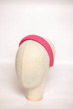 Hot pink padded headband Headbands for girls Linen headband Headband for women Soft headband Trendy headband Girls headband