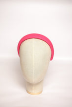 Hot pink padded headband Headbands for girls Linen headband Headband for women Soft headband Trendy headband Girls headband