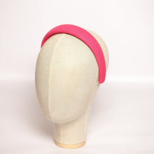 Hot pink padded headband Headbands for girls Linen headband Headband for women Soft headband Trendy headband Girls headband