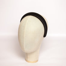 Wide headband Padded headband Black hair band Alice band Silk headband Girls headband Cute headband