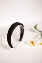 Wide headband Padded headband Black hair band Alice band Silk headband Girls headband Cute headband