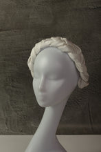 Braided headband Satin headband Black braid hair band Plaited headband Padded headband Comfortable headband Braided headbands