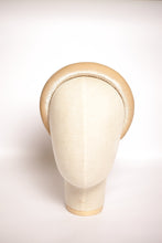 Beige padded headband Velvet headband Trendy headband Handmade headband Girls headband Headbands for women