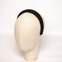 Black headband Padded headband Linen headband Headband for women Spring headband Headbands for girls Adult headband