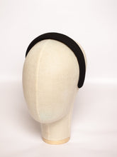 Black headband Padded headband Linen headband Headband for women Spring headband Headbands for girls Adult headband