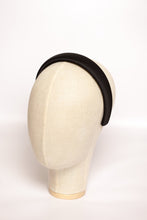 Wide headband Padded headband Black hair band Alice band Silk headband Girls headband Cute headband