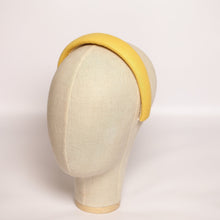 Yellow headband Girls headband Padded headband Linen headband Adult headband Soft headband Linen hairband Trendy headband Summer headband