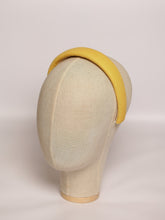 Yellow headband Girls headband Padded headband Linen headband Adult headband Soft headband Linen hairband Trendy headband Summer headband