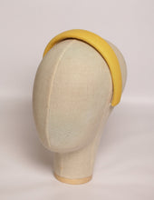 Yellow headband Girls headband Padded headband Linen headband Adult headband Soft headband Linen hairband Trendy headband Summer headband