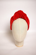 Red Top Knot Headband Female Knot Headband Manual Headband No Sliding Headband Large Headband Knotted Headband