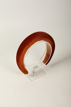 Burnt orange headband Padded headbandVelvet Headband Alice band Nonslip headband Soft headband Comfortable headband