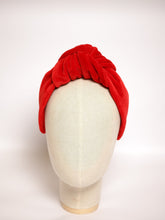 Red Top Knot Headband Female Knot Headband Manual Headband No Sliding Headband Large Headband Knotted Headband