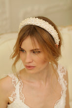 Pearl tiara Embellished headband Beaded headband Bridal pearl headband Wedding pearl headband Bridal beaded hair band Bridal headbands