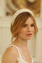 Pearl tiara Embellished headband Beaded headband Bridal pearl headband Wedding pearl headband Bridal beaded hair band Bridal headbands