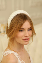 Sequin headband Bride headband  Floral headband wedding Embroidered headband Bridal hairband Beaded headband Bride to be headband