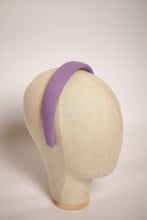 Purple padded linen headband Summer hair band Cute headband Girls headband Soft alice band Comfortable headband cotton headband