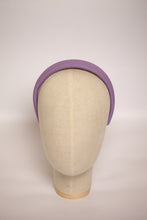 Purple padded linen headband Summer hair band Cute headband Girls headband Soft alice band Comfortable headband cotton headband