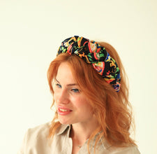 Colorful   braided headband,satin headband,padded headband,designer headband,custom headband,Multi Color headband