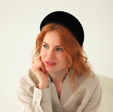 Wide headbands for women Padded headband Wide hair band Velvet headband Kate Middleton headband Wide headband Thick headband Black ascot