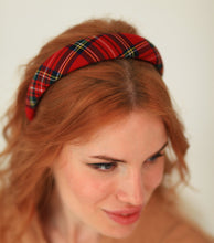Tartan headbands  Back to school headband Adult headband Handmade headband Soft headbands Trendy headband