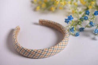 Tartan headband,Fabric headbands for women ,  Alice band Padded headband, Wide headbands for women,Teacher headband 3 cm/2,5cm/2 cm wide