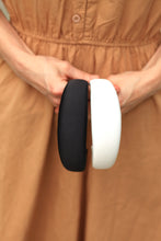 Black silk headband,padded headband,Wide Padded headband,classic headband,black satin headband