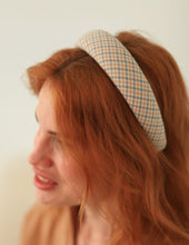 Tartan headband,Fabric headbands for women ,  Alice band Padded headband, Wide headbands for women,Teacher headband 3 cm/2,5cm/2 cm wide