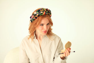 Colorful   braided headband,satin headband,padded headband,designer headband,custom headband,Multi Color headband