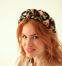 Colorful   braided headband,satin headband,padded headband,designer headband,custom headband,Multi Color headband